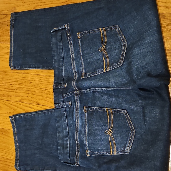 Lucky Brand Dark Blue Denim Crop Jeans 10 / 30 Sweet Jean Crop - Picture 8 of 9